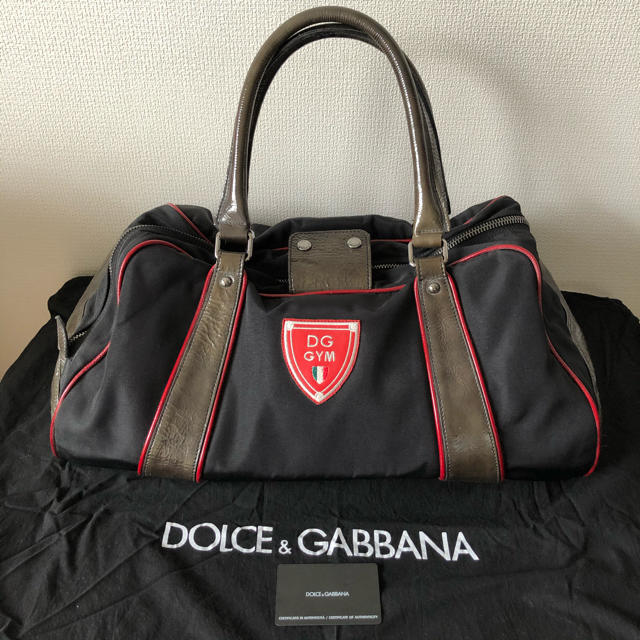 DOLCE&GABBANA(ドルチェアンドガッバーナ)の送料無料【新品同様】DOLCE&GABBANA エナメルGYMBag ドルガバ メンズのバッグ(ボストンバッグ)の商品写真