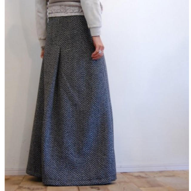 RehersalL(リハーズオール)のリハーズオール hippiness ロングスカート グレー トリカ レディースのスカート(ロングスカート)の商品写真