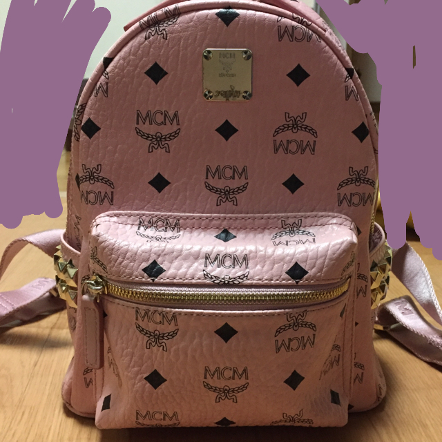 MCM - MCM ピンク ミニサイズ 廃盤色 の通販 by にこにこ|エムシー