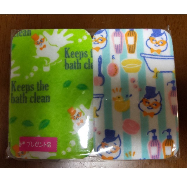 お掃除スポンジ 2個 インテリア/住まい/日用品のキッチン/食器(収納/キッチン雑貨)の商品写真