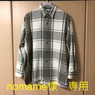 アンユーズド(UNUSED)のnoname様専用UNUSED Oversized Check Shirt jk(シャツ)