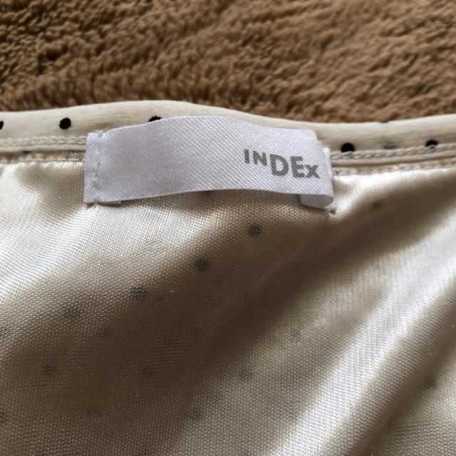 INDEX(インデックス)のINDEX 半袖　水玉チュニック レディースのトップス(チュニック)の商品写真