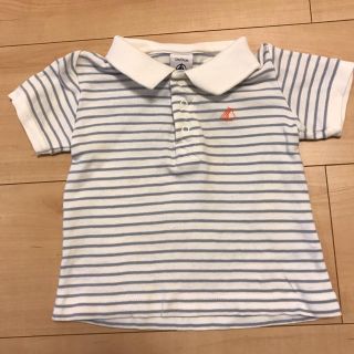 プチバトー(PETIT BATEAU)のプチバトー 半袖シャツ 12M/74㎝(シャツ/カットソー)