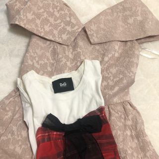 リリーブラウン(Lily Brown)のちび様専用 LiLy Brown ★ D＆G のTシャツ(ひざ丈ワンピース)