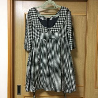 ジルスチュアート(JILLSTUART)の【JILLSTUART】ラメギンガムチェックワンピース♡(ひざ丈ワンピース)