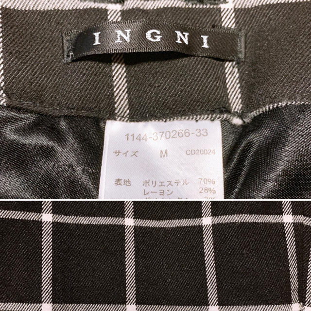 INGNI(イング)のチェックパンツ レディースのパンツ(カジュアルパンツ)の商品写真