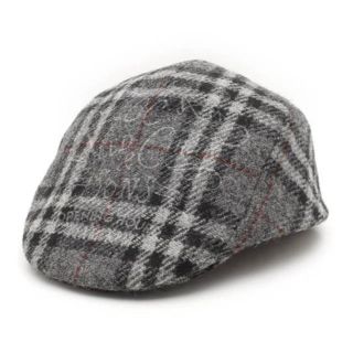 カシラ(CA4LA)のチェック柄ハンチング【HARRIS TWEED × CA4LA】(ハンチング/ベレー帽)