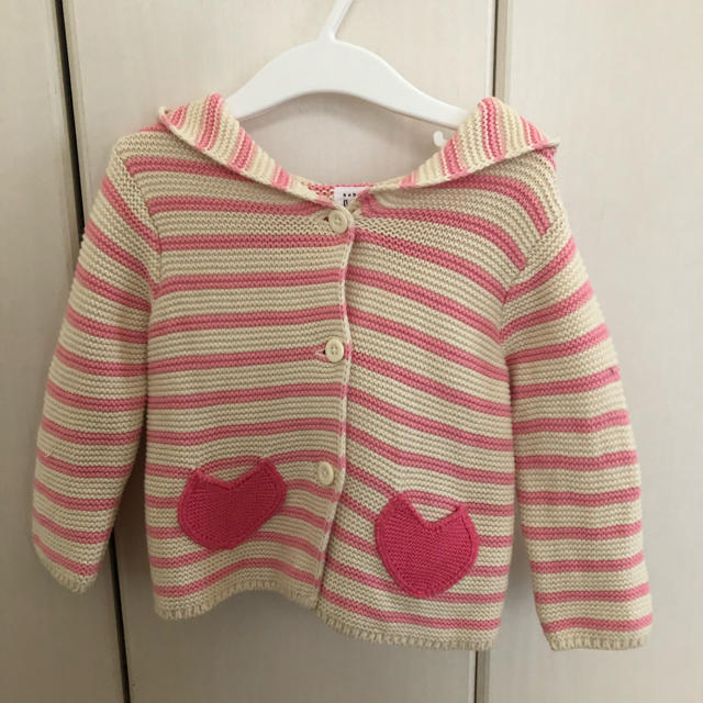 baby gap くま耳　カーディガン キッズ/ベビー/マタニティのベビー服(~85cm)(ニット/セーター)の商品写真