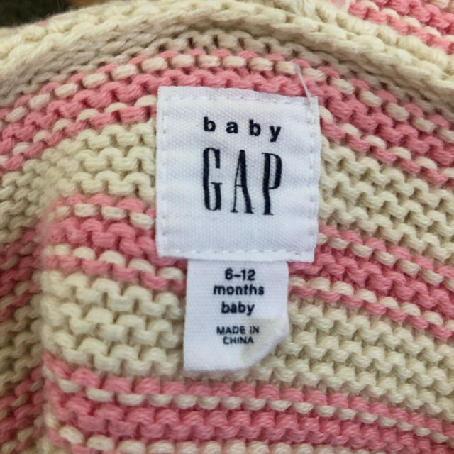 baby gap くま耳　カーディガン キッズ/ベビー/マタニティのベビー服(~85cm)(ニット/セーター)の商品写真