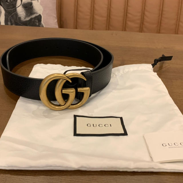 Gucci - GUCCI ダブルGバックル レザーベルト新品の+lfwo-dz.net