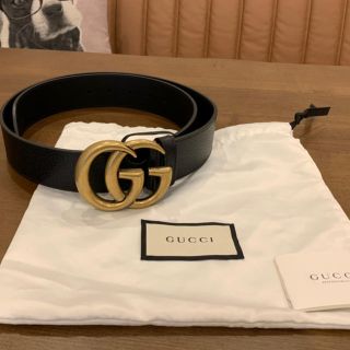 グッチ(Gucci)のGUCCI ダブルGバックル レザーベルト新品(ベルト)