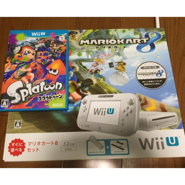 Wii U すぐに遊べるマリオカート8セット（シロ）/Wii U/WUPSWAGエンタメホビー