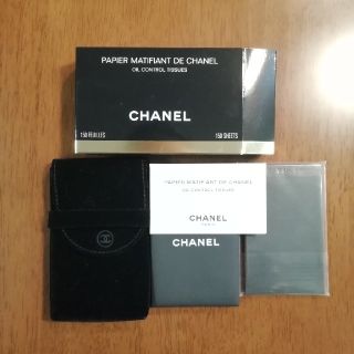 シャネル(CHANEL)のCHANEL　ミラー&あぶらとり紙セット(ミラー)