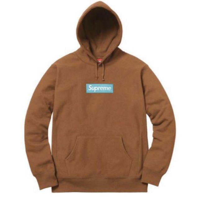 Supreme - Supreme Box Logo Hooded Sweatshirt Rust