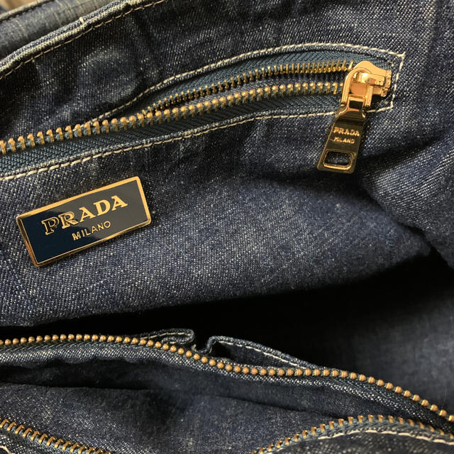 PRADA デニム　キャンバスカバン 1