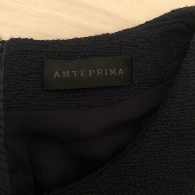 ANTEPRIMA(アンテプリマ)のアンテプリマ、ANTEPRIMA、ネイビーワンピース美品、36、Aラインワンピ レディースのワンピース(ひざ丈ワンピース)の商品写真