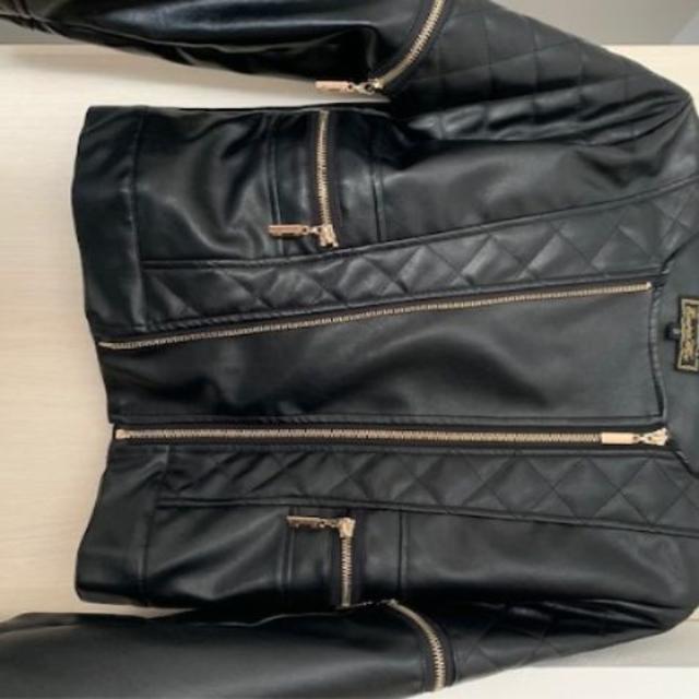 EmiriaWiz(エミリアウィズ)の美品エミリアウィズ　キルティングライダースジャケットS　 レディースのジャケット/アウター(ライダースジャケット)の商品写真