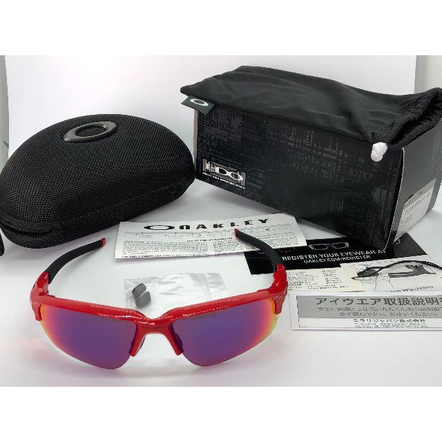 OAKLEY  FLAK DRAFT アジアンフィット 赤 美品