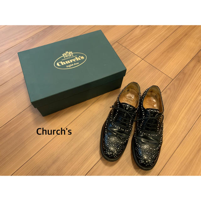 Church's(チャーチ)のChurch's スタッズ付きバーウッド レディースの靴/シューズ(ローファー/革靴)の商品写真