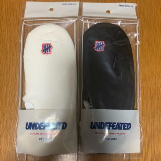 アンディフィーテッド(UNDEFEATED)のundefeated ソックスセット　白黒(ソックス)