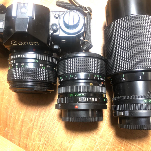 Canon A-1 レンズ３本セット - コンパクトデジタルカメラ