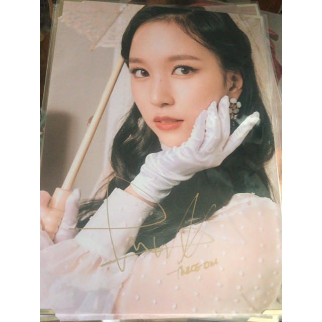 感謝価格】 twice ミナ サノク フォト cheer up 直筆サイン K-POP