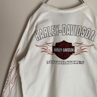 ハーレーダビッドソン(Harley Davidson)のハーレーダビッドソン　HARLEY-DAVIDSON ロングTシャツ(Tシャツ/カットソー(七分/長袖))