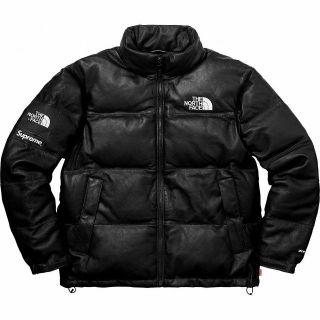 シュプリーム(Supreme)のSupreme The North Face Leather Nuptse L(ダウンジャケット)