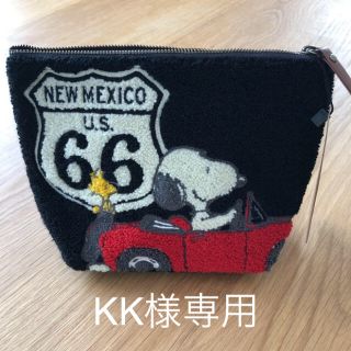 スヌーピー(SNOOPY)のスヌーピー ☆サガラ刺繍　ポーチ(ポーチ)