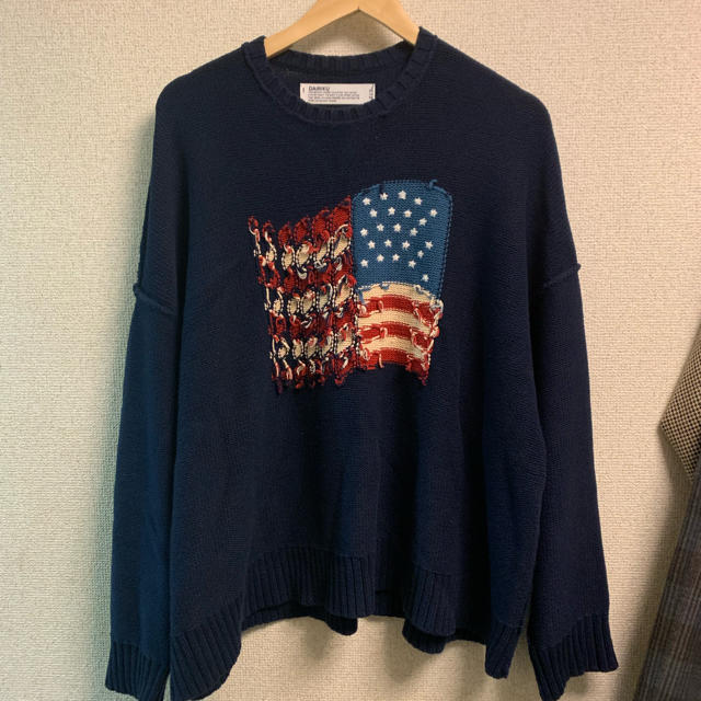 DAIRIKU / ダイリク INSIDE OUT AMERICA KNIT