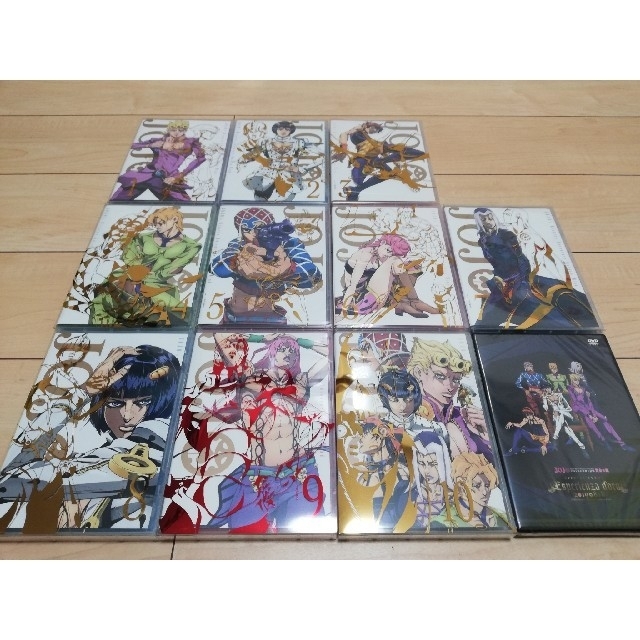 ☆超目玉】 【ジョジョの奇妙な冒険黄金の風】Blu-ray#1-10(全巻)+