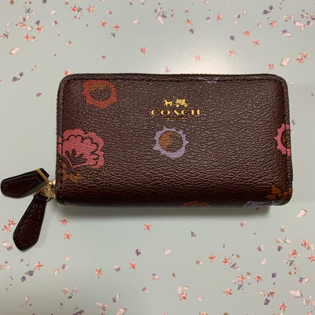 COACH(コーチ)のcoach コーチ ミニ財布 カードケース コインケース ダブルファスナー レディースのファッション小物(コインケース)の商品写真