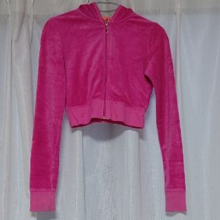 ジューシークチュール(Juicy Couture)のジューシークチュール★無地ショートパーカー(パーカー)