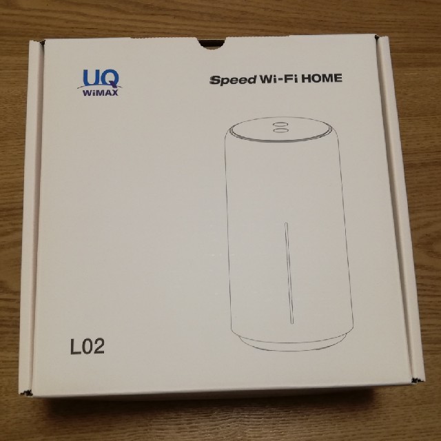 UQ WIMAX speed wi-fi HOME L02です。 1