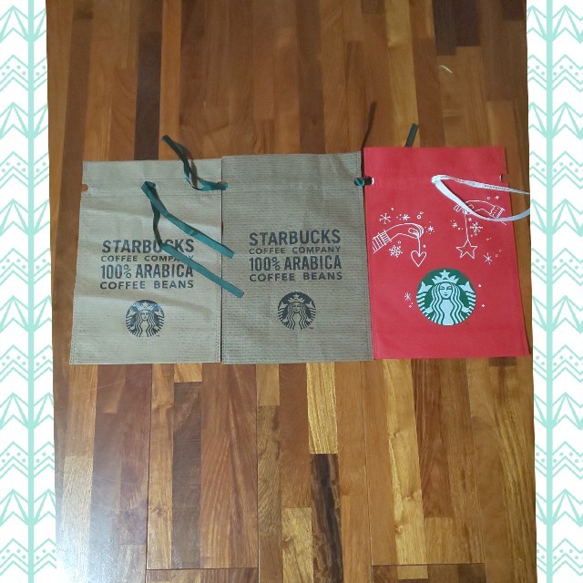 Starbucks Coffee(スターバックスコーヒー)の【貴重】☆韓国スタバ☆不織布セット 3枚セット その他のその他(その他)の商品写真