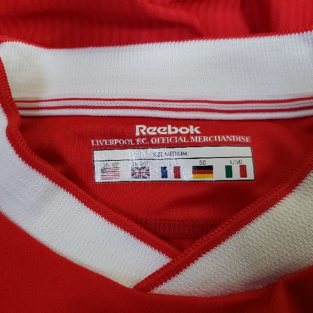 Reebok(リーボック)のリヴァプールFCユニフォーム(長袖) スポーツ/アウトドアのサッカー/フットサル(ウェア)の商品写真