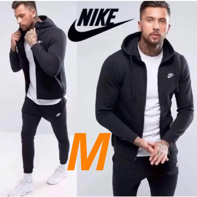 NIKE スウェット上下セットアップ Ｍ ブラック