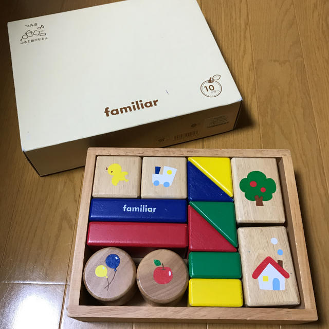 familiar(ファミリア)のファミリア 積み木 キッズ/ベビー/マタニティのおもちゃ(積み木/ブロック)の商品写真