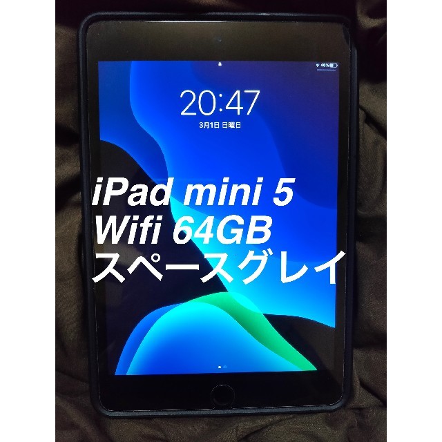 美品 iPad mini 5 Wi-Fi 64GB スペースグレイ