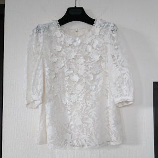 ジルスチュアート(JILLSTUART)の新品、未使用 JILL STUART総レースフローラルブラウス(シャツ/ブラウス(長袖/七分))