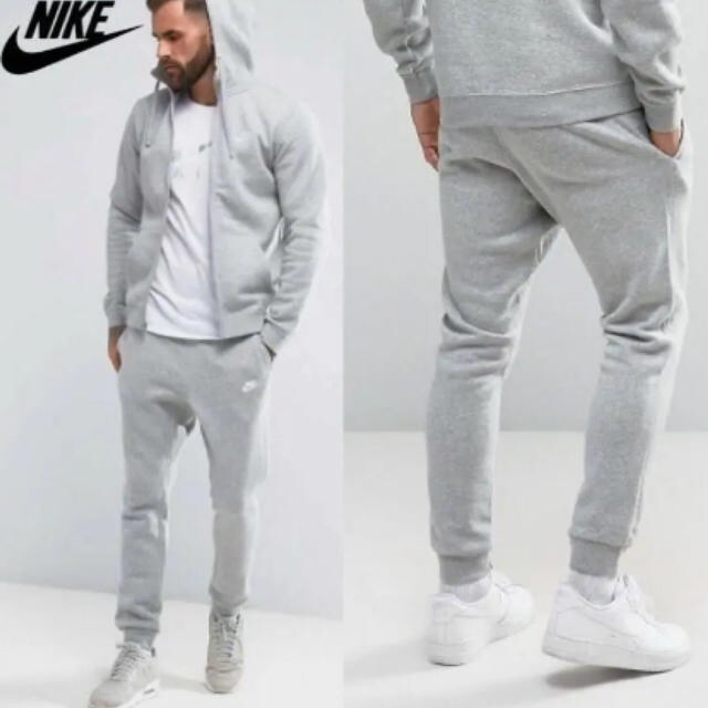 新品 NIKE セットアップ トレーナー\u0026ジョガーパンツ グレー XL 送料無料