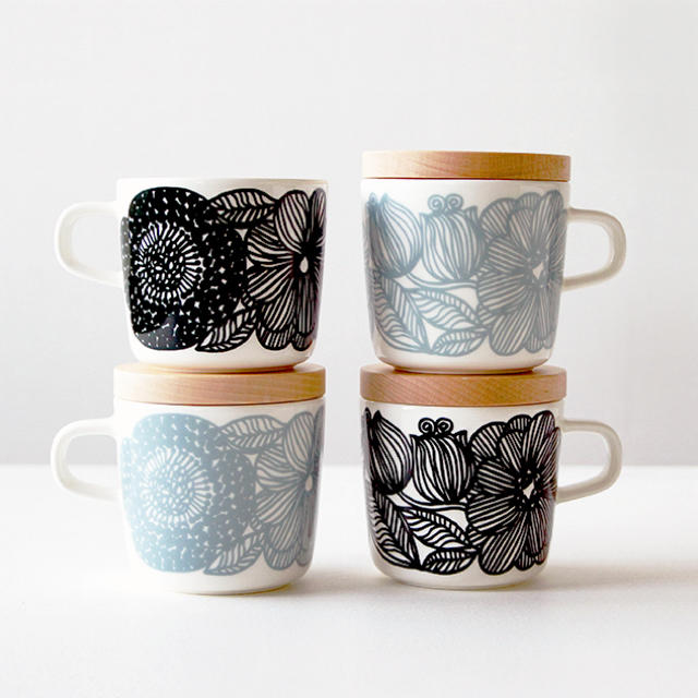 新品未使用！marimekko＊Kurjenpolviコーヒーカップセット