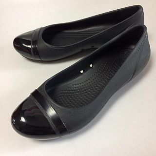 クロックス(crocs)のクロックス フラットパンプス W5サイズ 美品 小さいサイズ シンデレラサイズ(ハイヒール/パンプス)