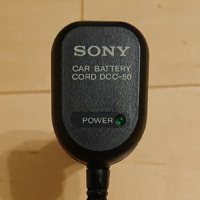 SONY(ソニー)のSONY カーバッテリーコード DCC-50 自動車/バイクの自動車(車内アクセサリ)の商品写真