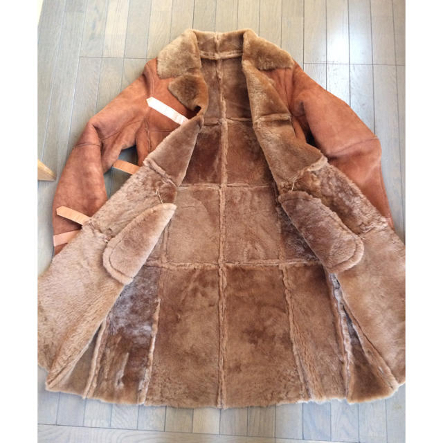 ムートンコート  キャメル レディースのジャケット/アウター(ムートンコート)の商品写真