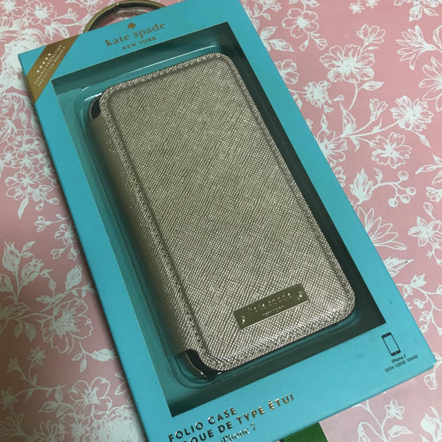 kate spade iphoneケース  iphone7/8用 手帳タイプ