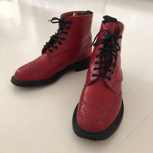 ブーツお値下げ！　Trickers ×SHIPS コラボ レースアップブーツ