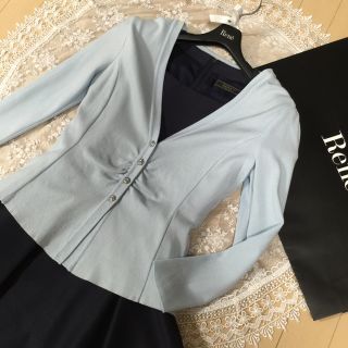 ルネ(René)の【美品】Rene♡春色カーディガン♡カメリアボタン(カーディガン)