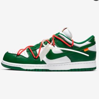 ナイキ(NIKE)のoff white dunk green(スニーカー)