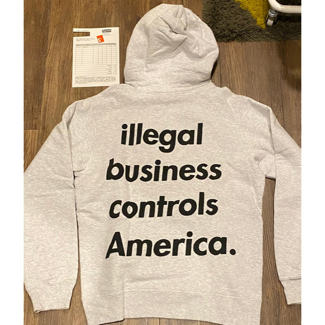 supreme Illegal Business Hooded シュプ パーカー